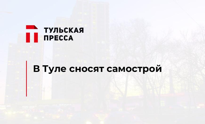 В Туле сносят самострой 