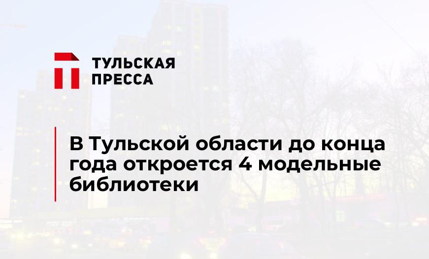 В Тульской области до конца года откроется 4 модельные библиотеки