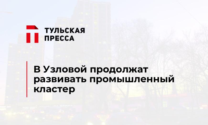 В Узловой продолжат развивать промышленный кластер