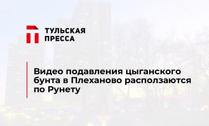 Видео подавления цыганского бунта в Плеханово расползаются по Рунету
