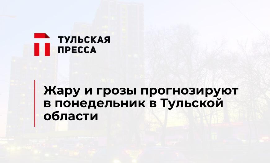 Жару и грозы прогнозируют в понедельник в Тульской области