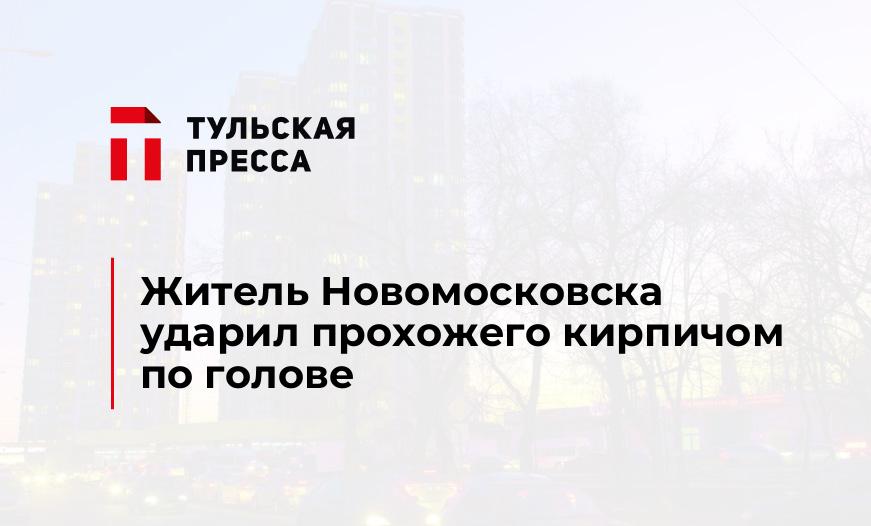 Житель Новомосковска ударил прохожего кирпичом по голове