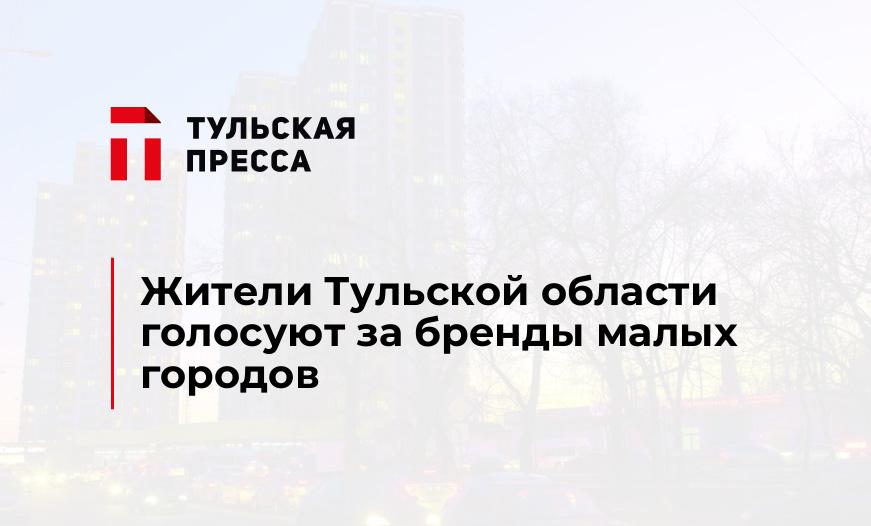 Жители Тульской области голосуют за бренды малых городов