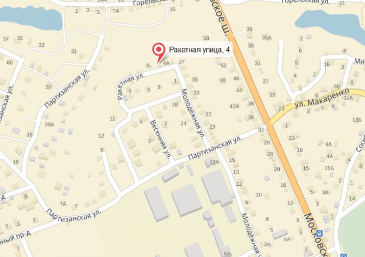 Тула мясново карта