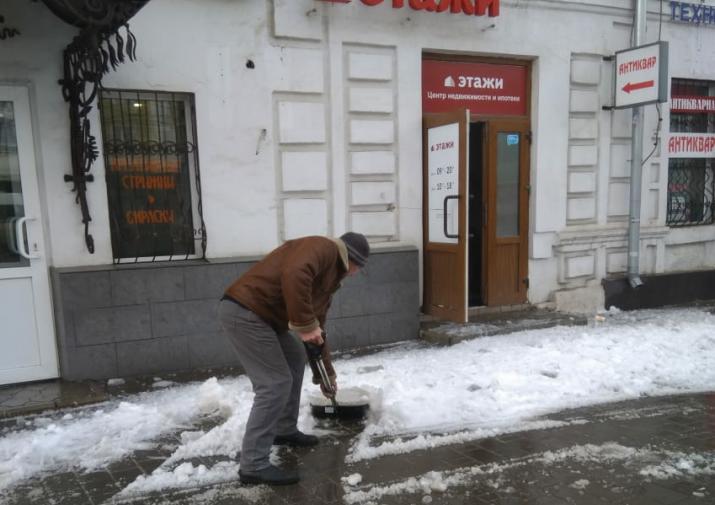 По улице Советской вывезли снег: УАТН проводит рейды в Туле 