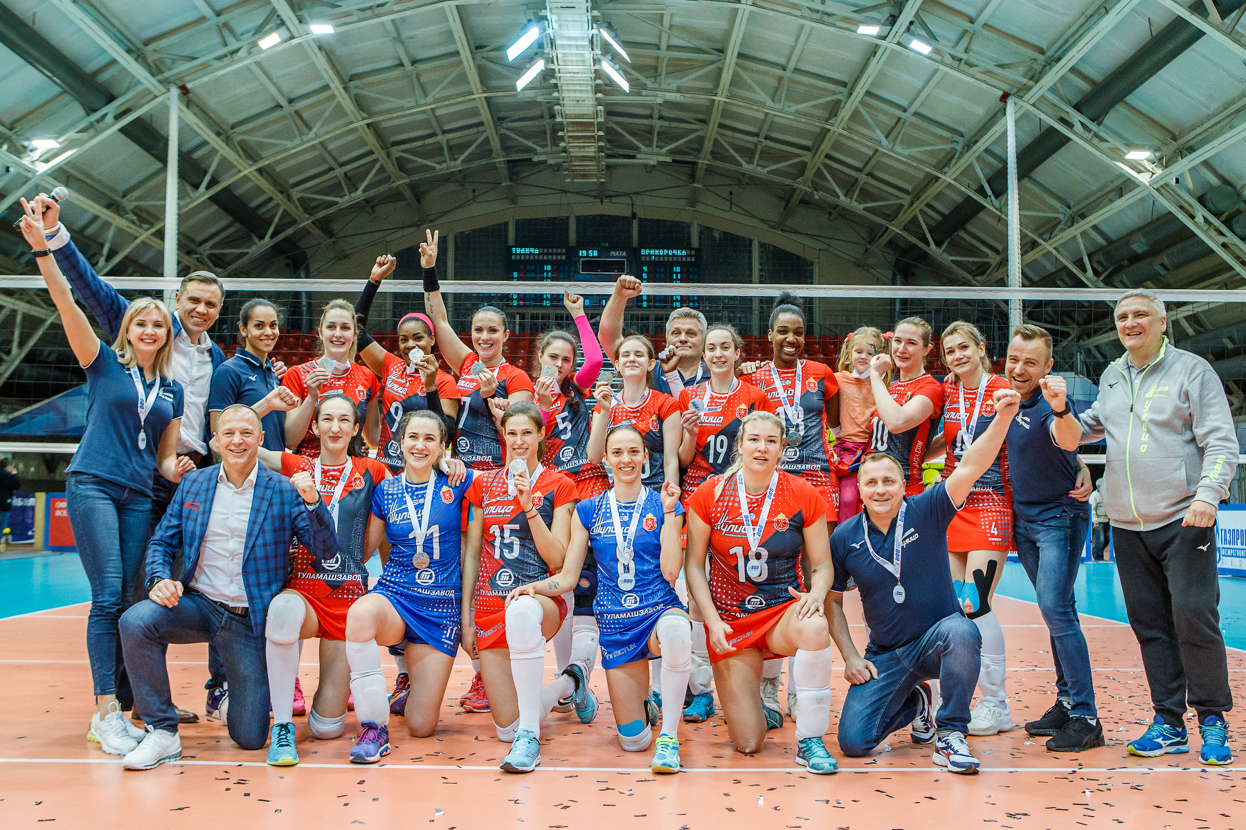Бронзовая «Тулица»: наши волейболистки завоевали медали на Чемпионате России