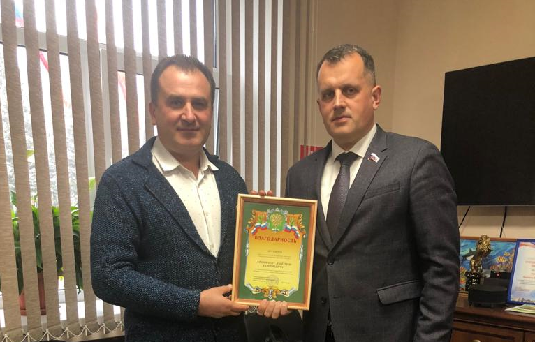 Виктор Дзюба провел прием граждан Дубенского района совместно с Дмитрием Афоничевым