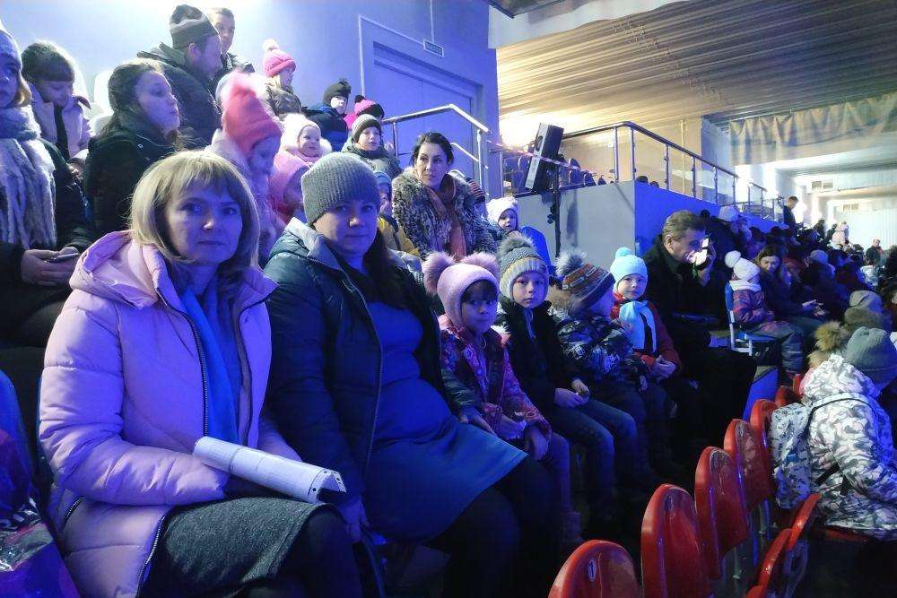 Многодетные семьи Щекина посетили ледовое шоу