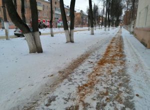 Управляющие компании Щекино должны обработать улицы реагентами до 14 февраля