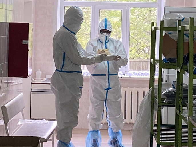 В инфекционных госпиталях Тульской области работают студенты из Москвы, Курска и Рязани