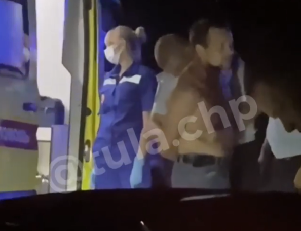В Туле пьяный и окровавленный москвич бросался на машины