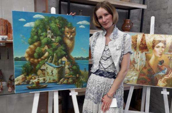 В Одоеве открылась выставка тарусской художницы Марии Самолетовой