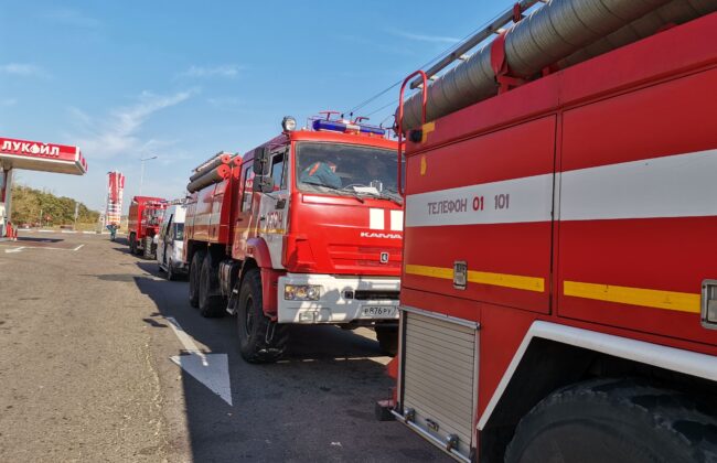 Тульские спасатели направлены в Рязань для ликвидации последствий пожара на военном складе