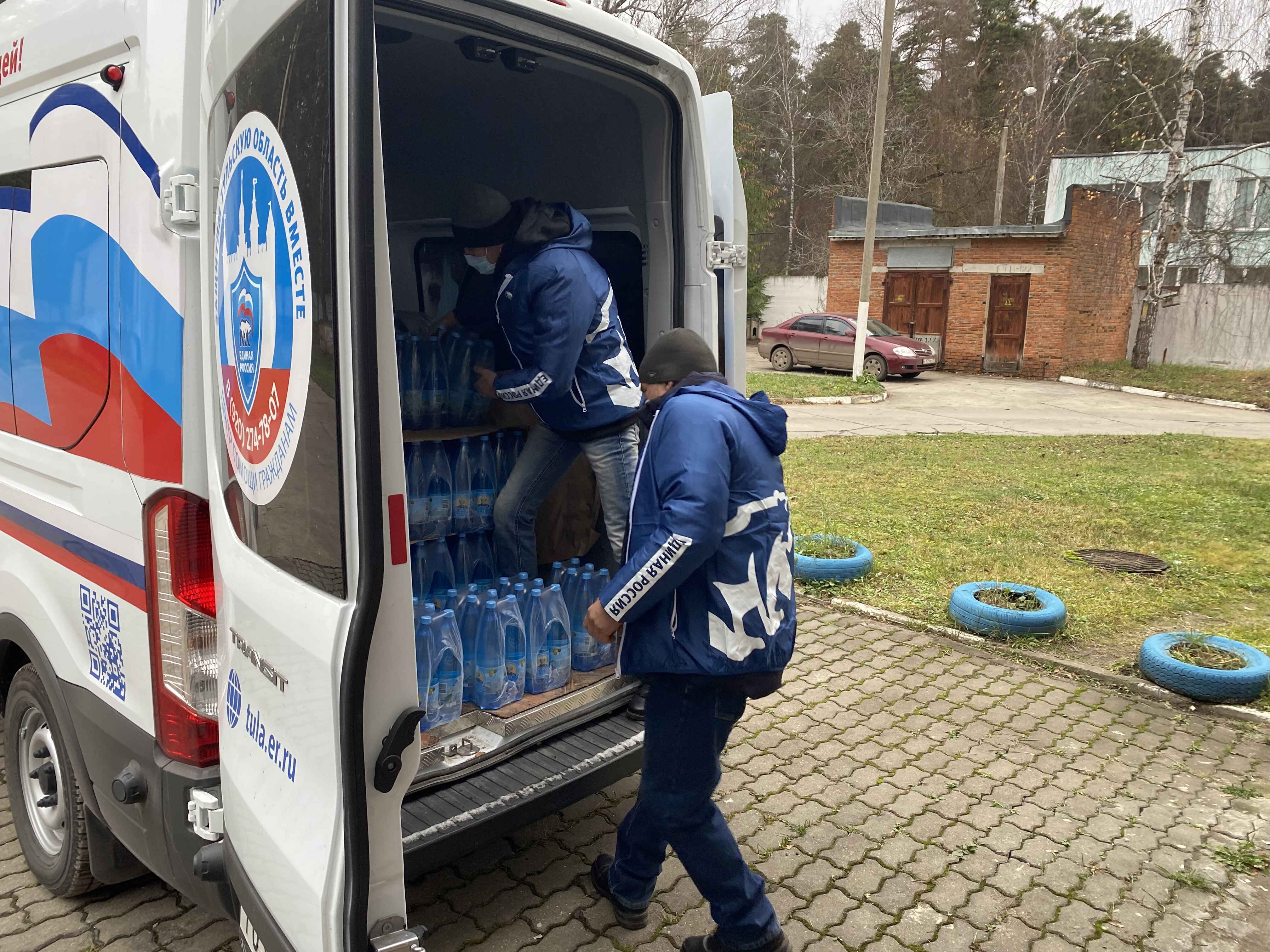 Единороссы организовали поставку питьевой воды в Алексинскую райбольницу