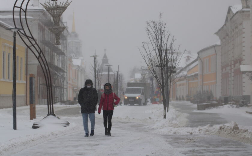 В Тульской области из-за сильного снегопада введен режим повышенной готовности