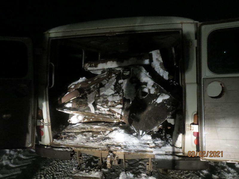 В Тульской области двое мужчин пытались украсть 1,5 тонны металлолома
