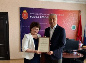Комитет ЗАГС по Тульской области отметил Сергея Балтабаева благодарностью