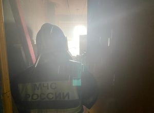 Четыре человека были спасены во время пожара в центре Алексина