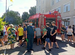 Ефремовским школьникам рассказали о пожарной безопасности