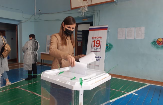 Анастасия Дементьева приняла участие в выборах