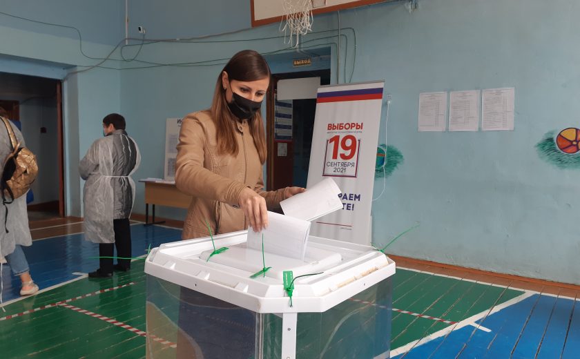 Анастасия Дементьева приняла участие в выборах