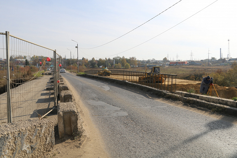 В Туле на время ремонта Баташевского моста обустраивают объезд
