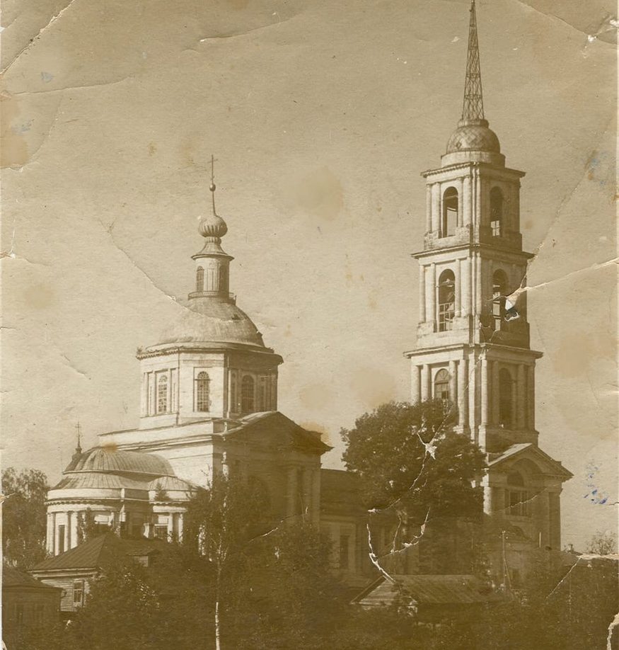 В Тульской области нашли рисунок интерьера разрушенного в 50-х годах Николаевского храма