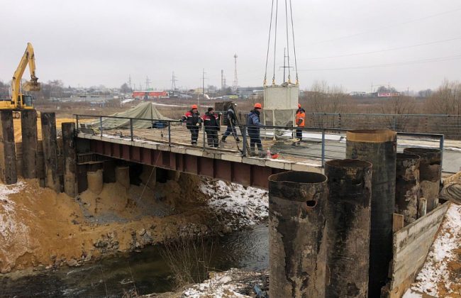 Реконструкция Баташевского моста в Туле будет завершена до конца 2022 года