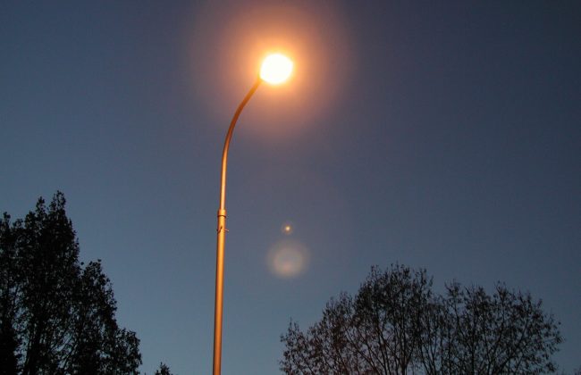 В Щекинском районе восстановлено освещение автомобильной дороги