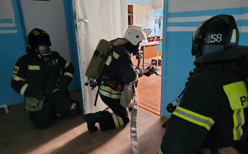 В одоевской школе прошли противопожарные учения