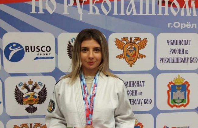 Тулячка завоевала бронзу в Чемпионате России по рукопашному бою