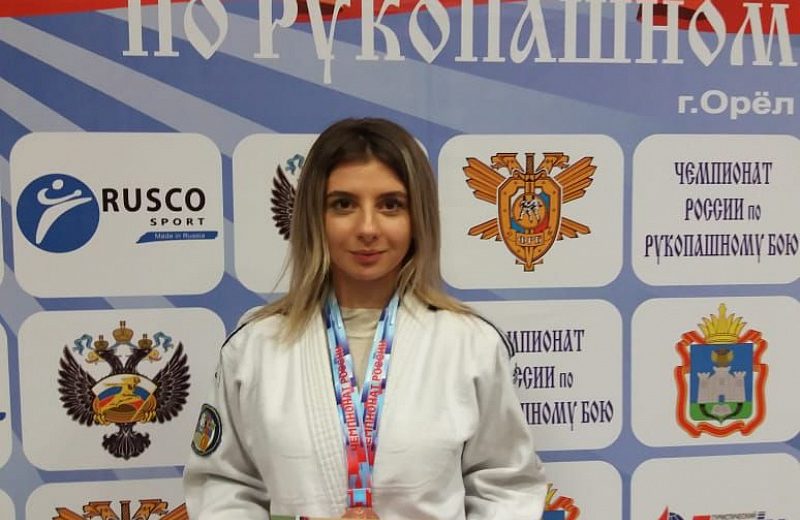 Тулячка завоевала бронзу в Чемпионате России по рукопашному бою