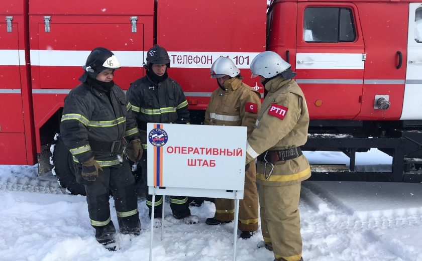 В Воловском районном ДК прошли противопожарные учения