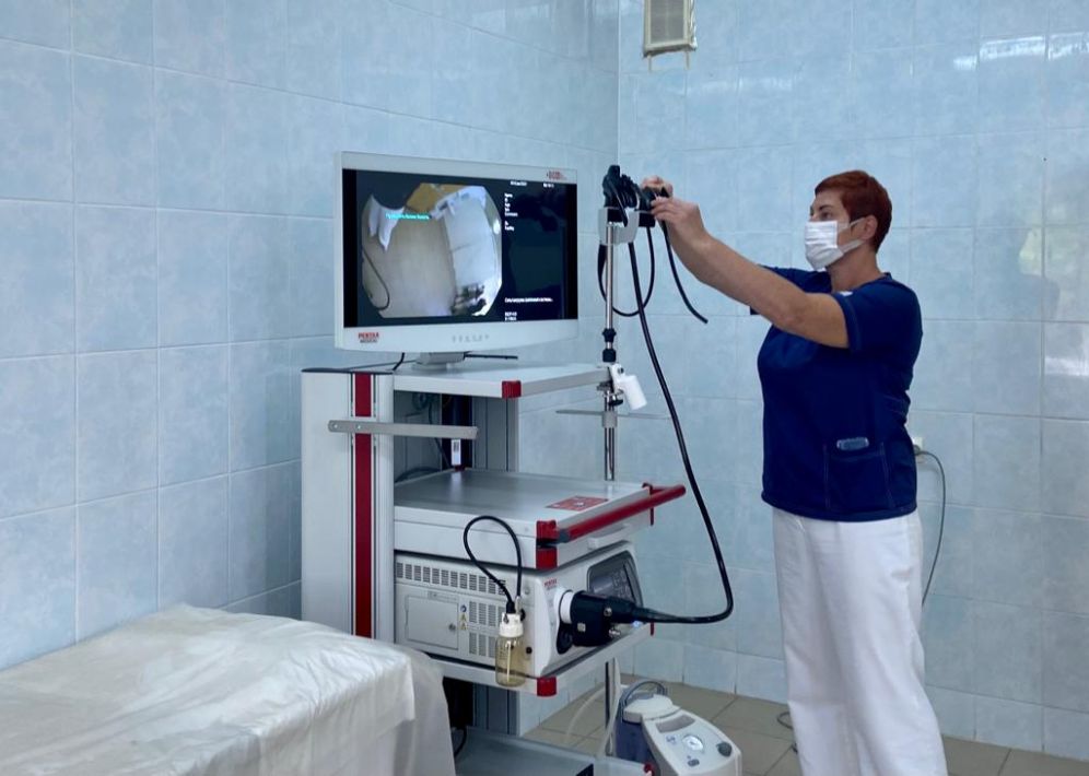 За год в тульской больнице №7 провели почти 2 тыс. эндоскопических обследований на новом оборудовании