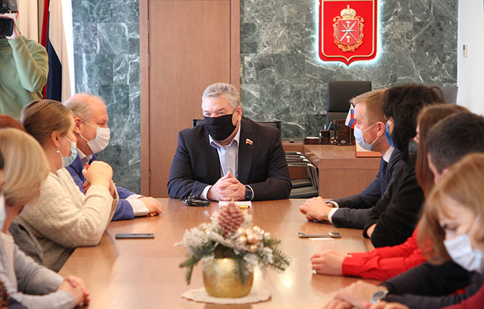 Николай Воробьев встретился с членами тульского Союза журналистов