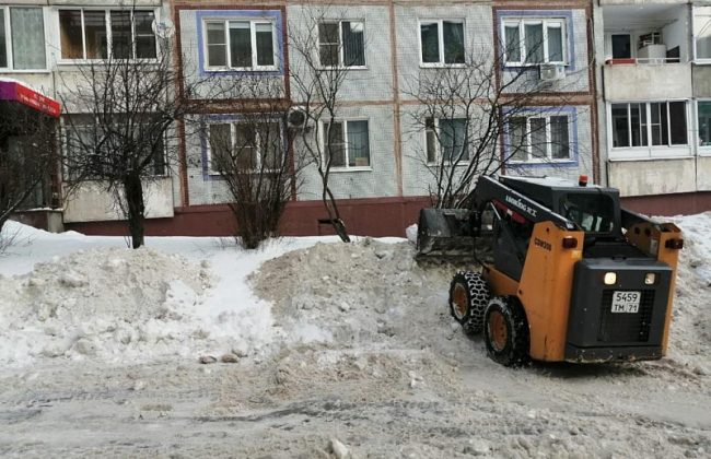 В Туле за сутки вывезено 4,4 тыс. кубометров снега
