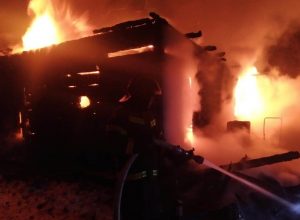 В Кимовске во время пожара в частном доме погиб мужчина