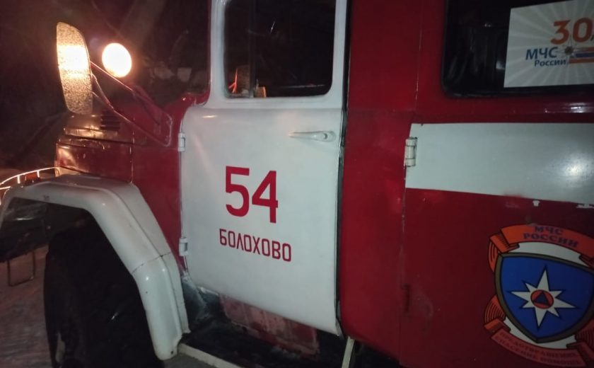 В Киреевском районе в пожаре в п. Болоховский погиб мужчина