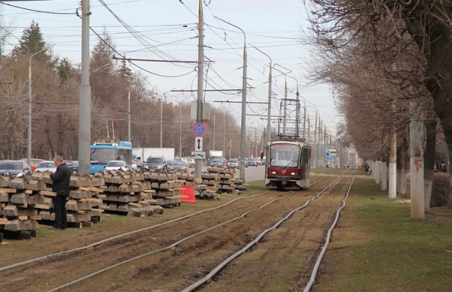 В Туле с 16 апреля приступят к ремонту трамвайных путей на проспекте Ленина