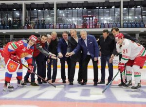 В Туле игра сборных России и Белоруссии по хоккею завершилась со счетом 5:2