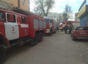 В Туле при пожаре на ул. Кирова спасли 5 человек