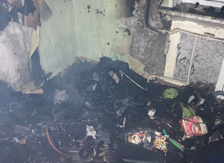 В Щекинском районе из пожара в жилом доме эвакуировано 20 человек