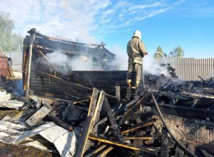 В пожаре в бане под Ясногорском погибли 2 человека