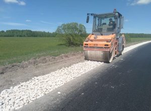 В Дубенском районе ремонт 32-километрового участка дороги Тула - Белев закончат в июле