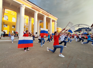 Жители Суворова отпраздновали День России