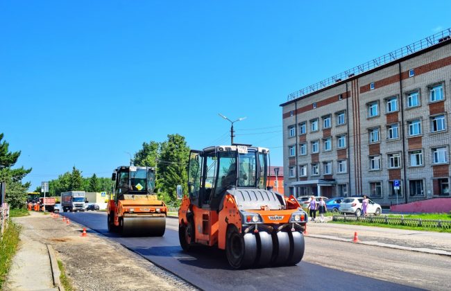 В Суворове ремонтируют участок дороги на улице Ленинского Юбилея