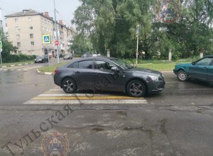 В Новомосковске Chevrolet Cruze сбил женщину на пешеходном переходе
